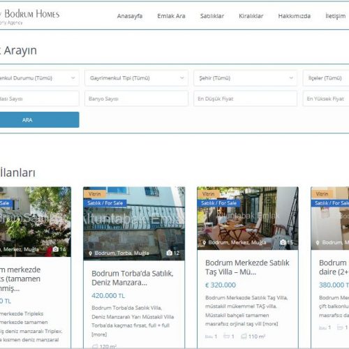 MyBodrumHomes.com yenilendi.