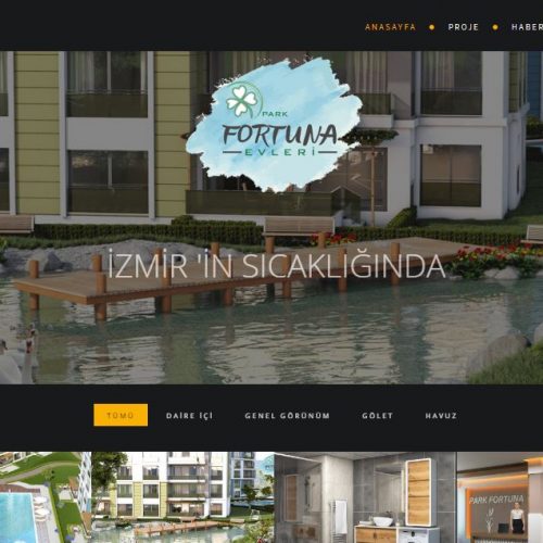Parkfortuna.com Park Fortuna Evleri websitesi tamamlandı