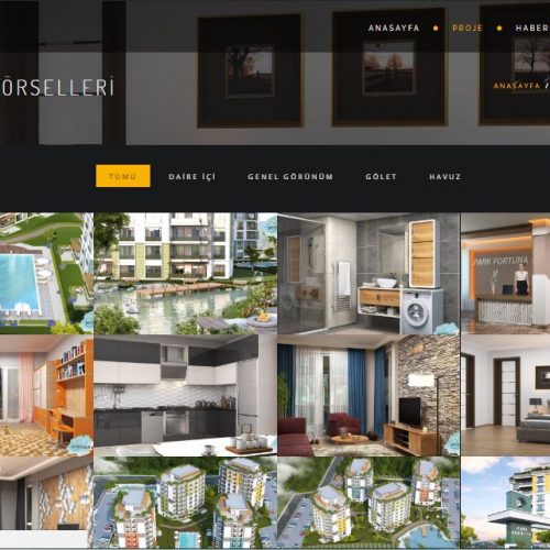 Parkfortuna.com Park Fortuna Evleri websitesi tamamlandı