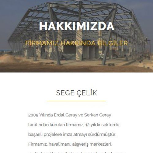 Segecelik.com.tr websitesi yayına girdi
